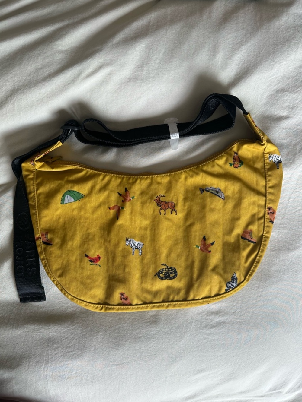 NWT BAGGU Parks Project Naturalist Club Medium Crescent Mustard - Picture 2 of 7